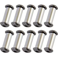 10pcs/lot Knife Handle Bolt Rivets Scale Screw Fastener Nut DIY Making Material Hex Head Screws Screw Nut Drivers