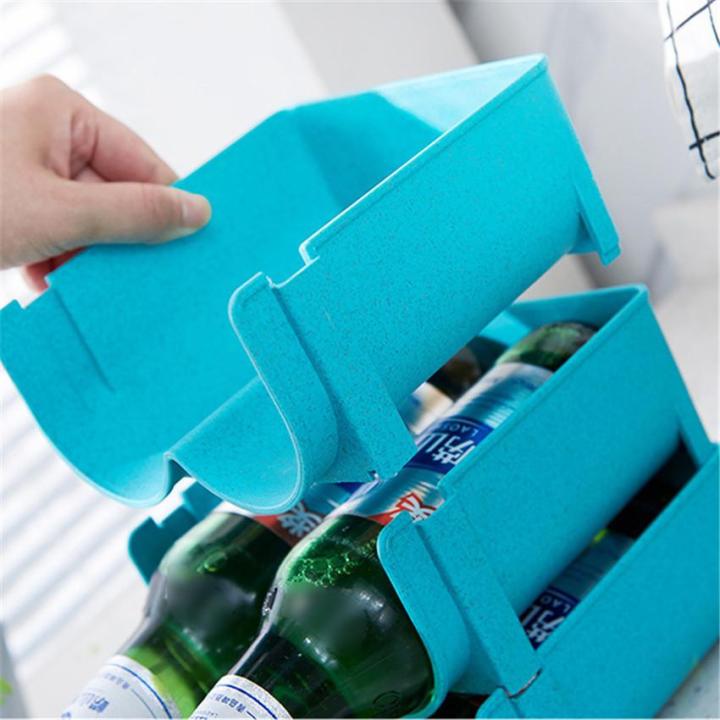 seaan-ตู้เย็นเครื่องดื่มแช่แข็งกล่องเก็บของชั้นวางของตู้ครัวซุปกระป๋องผู้ถือ