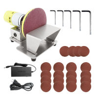 Smart Sensor Electric Rotary Polisher Table Disc Sander with 7 Variable Speed 20 Pieces 3-Inch Sanding Discs for Polishing Grinding Finishing of Wood Plastic