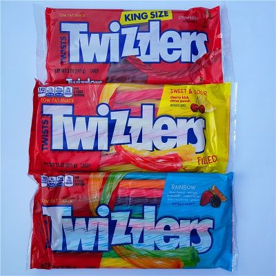 American TV series low-fat snacks sugar Dozelle twisted candy twisted candy TWIZZLERS TWISTS CANDY