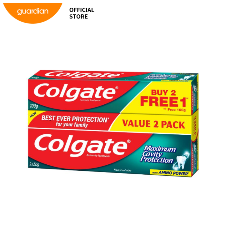 Colgate Maximum Cavity Protection Fresh Cool Mint Toothpaste Valuepack ...