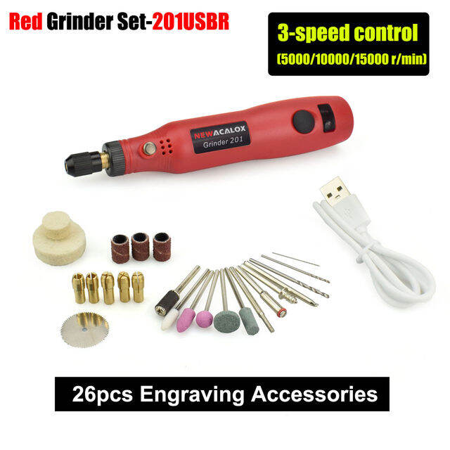 USB Charging 10W Grinding Machine Mini Wireless Variable Speed Rotary