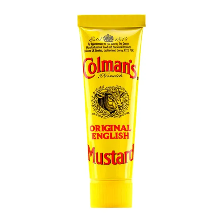 💥(แพ็ค2)💥Colman's English Mustard Tube 50g/หลอดมัสตาร์ดอังกฤษของ Colman 50g Lazada.co.th