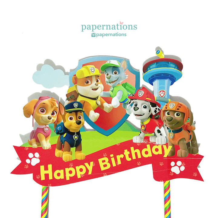 paw patrol happy bithday cake topper | Lazada PH