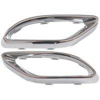 1 Pair Rear Exhaust Pipe Trim Bezel Fit for W177 a W238 E W205 C 20588522212058852321