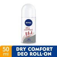 Nivea roll on for women [50ml.] dry comfort นีเวีย ดีโอ ดราย คอมฟอรท์โรลออน