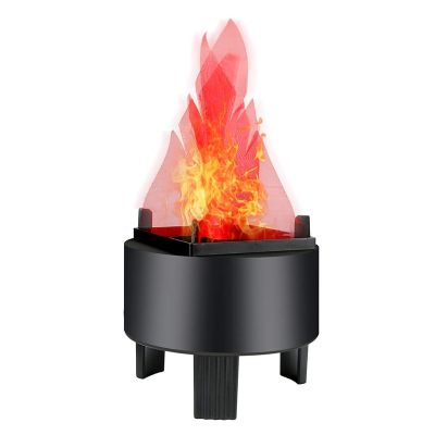 LED Fire Flame Effect Light Artificial Electric Flicker Campfire Lamp Party Decor Supplies for Bar Stage Home,