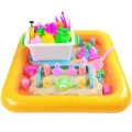 Ready Stock DIY Kids Play Sand With Colors (1kg) + 60 AccessoriesTheme Wooden Toy Building太空彩沙套装. 