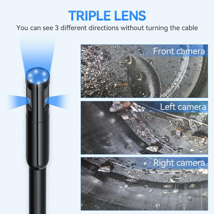 triple-lens-endoscope-teslong-borescope-inspection-camera-5inch-ips-screen-industrial-hd-scope-camera-with-light-waterpoof-bore-scope-for-home-automotive-sewer-duct-plumbing-pipe-wall-16-5ft