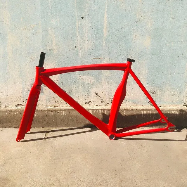 700C Fixie Bike Frame Aluminum Alloy Road Bike Fixed Gear Bike Bicycle