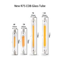 R7S หลอดไฟก้อนสปอตไลท์ไดโอด78มม./118มม. หลอดแก้ว AC220V สีขาวอบอุ่น/เป็นธรรมชาติ/เย็นแทนแสงฮาโลเจน