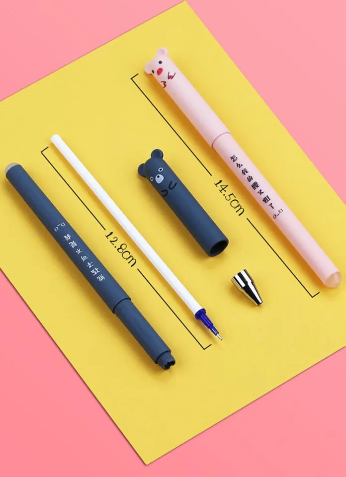 TULX kawaii pens stationery cute stationary office accessories school  supplies pens for school erasable pen back