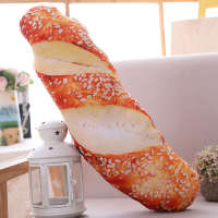 Creative Toys 3D Simulation Snack Butter Bread Plush Pillows Office Bedroom Decoration Backrest Cushion Children Birthday Gift