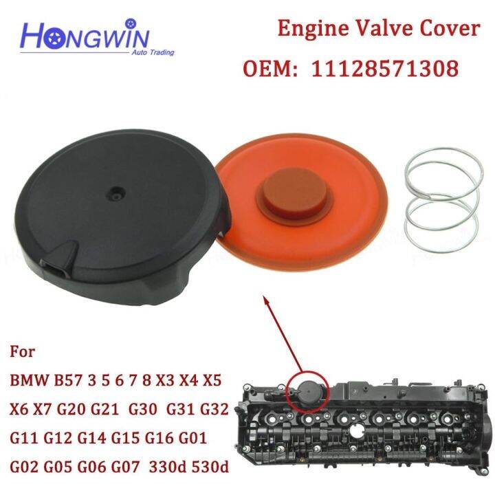 11128571308 Engine PCV Valve Cover Repair Kit Valve Cap With Membrane