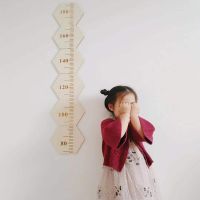 80-180CM Wooden Growth Chart Ruler for Boys Girls Kids Height Measure School Nursery Room Decorations Ruler Sticker Wall Decal