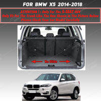 (ร้อน) รถ Trunk Mat สำหรับ BMW F15ห้าที่นั่ง2014 2015 2016 2017 2018 Cargo Liner พรมอุปกรณ์ตกแต่งภายใน Cover