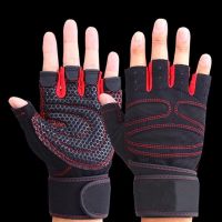 2023◆❁ Fitness Half Finger Gloves Men And Women Wrist Guard Sports Dumbbell Riding Non Slip Horizontal Bar Exercise Training