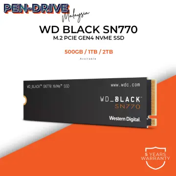 Wd Black Sn770 2tb Ssd M.2 2280 Nvme Pci-e Gen4 Solid State Drive
