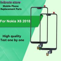 DJHFYJT For Nokia X6 2018 LCD Front Touch Screen Digitizer Outer Glass Lens NokiaX6 X 6 TA-1099 Touchscreen Touch Panel with flex cable