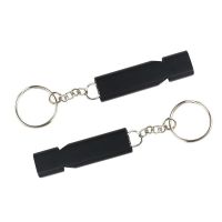 Emergency Whistle With A Keychain Portable Whistle Keychain Whistle Multifunctional Survival Whistle Stainless Steel Survival kits