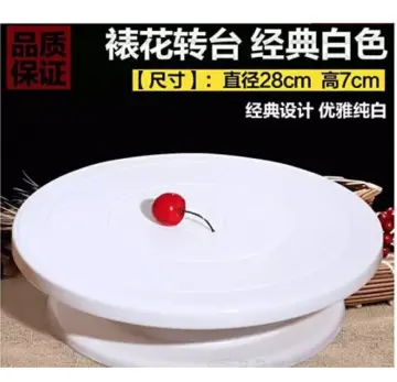 27cm Cake Turntable Rotating Cake Decorating Turntable Anti-skid Round Cake  Stand Cake Rotary Table 