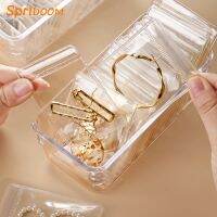 Anti Oxidation Jewelry Storage Bag Dust Proof Transparent Jewellry Self Sealing Bags Necklaces Rings Holder Box Cards Organizer