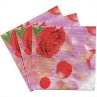 ✎☫ 20 Pcs Disposable Napkins Wood Pulp Colorful Printed Napkins Floral Facial Tissue Party Custom Restaurant