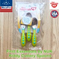 First Essentials by NUK™ Kiddy Cutlery® Kiddy Cutlery® 3 Toddler Spoons 18+ Months ช้อน สำหรับเด็กวัยหัดเดิน 18 เดือน+