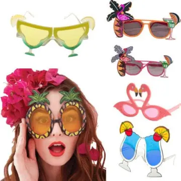 Novelty Party Sunglasses, Funny Hawaiian Sunglasses, Beach Party Glasses  With Different Shapes, Tropical Sunglasses