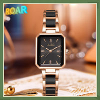 Fashion Waterproof Ceramic Square Womens Watch