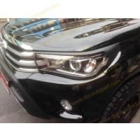 ครอบไฟ หน้า โตโยต้า รีโว้ toyota revo top ท็อป 2015-2019 สีดำด้าน