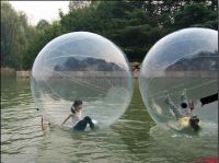 ลูกบอล Zorb สำหรับเดินในน้ำลูกบอลน้ำความบันเทิงสนุกสนานยาว2เมตรมีซิปสำหรับสนามเด็กเล่นน้ำสระว่ายน้ำบ่อน้ำในแม่น้ำ