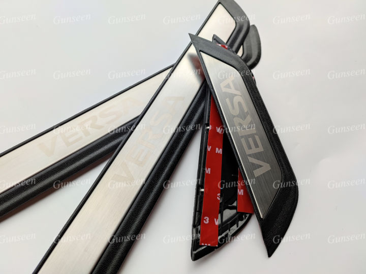 for-nissan-versa-accessories-car-door-sill-protector-scuff-plate-pedal-threshold-styling-sticker-guard-trim-2019