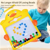 Magnetic Doodle Board for Kids.Drawing Board with Magnetic Pen Beads for Toddlers. . Art Montessori Preschool Educational Toys