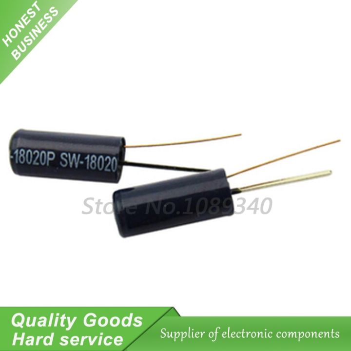 20PCS SW 18020P Electronic Shaking Vibration Sensor Switch Black hot new