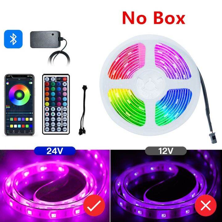 led-strip-light-bluetooth-rgb-led-ribbon-24v-5050smd-led-tape-10m-25m-diode-tape-lights-for-room-decor-tv-backlight-3d-printer-led-strip-lighting