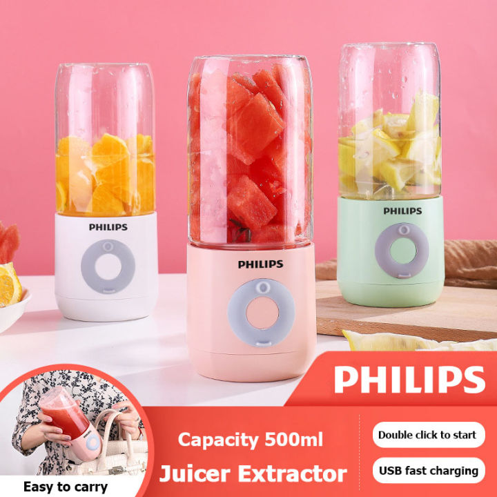 PHILIPS Mini Blender Red