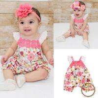 COD DSFERTEREERRE kidspalace Lovely Summer Newborn Baby Girls Bodysuit Lace Floral