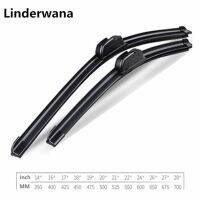 Wiper Karet ไร้กรอบอเนกประสงค์สีดำไม้เช็ดรถ Blade16 "17" 18 "19" 21 "22" 24 "26" 1ชิ้น