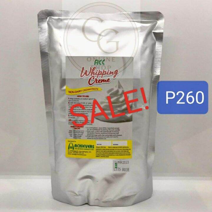 Quality product ACC Whipping Creme 1 kilo Exp Date Sept 30 2023 Lazada PH