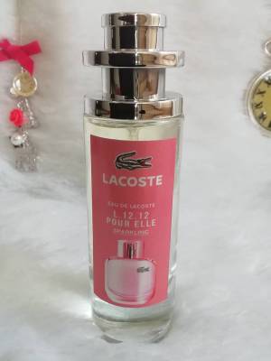 น้ำหอม Lacoste ชมพู สำหรับผู้หญิง กลิ่นหอมสดชื่น สปอร์ตปนหวานแบบลงตัว กลิ่นเทียบแบรนด์ ขนาด 35 มล./1 ขวด
