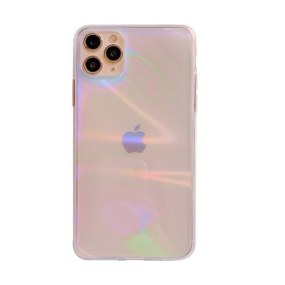 [COD] laser rainbow transparent case 13proMax 14plus/12Pro mobile phone for iPhone11