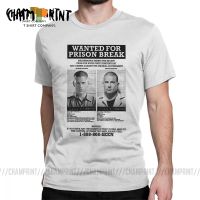 ต้องการสำหรับ Prison Break T เสื้อสำหรับชาย100% ฝ้ายตลกเสื้อยืด Crewneck Tee เสื้อแขนสั้นพิมพ์ S-5XL