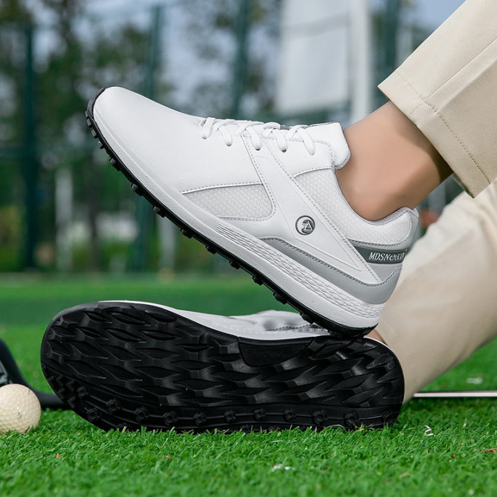 รองเท้ากอล์ฟ-footjoy-สำหรับผู้ชาย-รองเท้ากีฬากอล์ฟมืออาชีพกันน้ำ-รองเท้าฝึกอบรมกอล์ฟ-รองเท้าฝึกอบรม-unisex-รองเท้ากอล์ฟเดิน