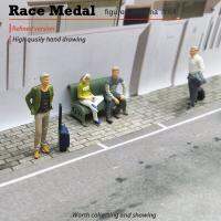 Racemedal1: กระเป๋าเดินทาง64ใบการเดินทางเพื่อธุรกิจรอให้ชุดสนามบิน Scen ขนาดเล็ก