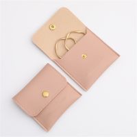 8x8cm Imitation Leather PU Jewelry Bag Jewelry Storage Bag Buckle Bag Necklace Ring Bracelet Holder Jewelry Organizer Pouches