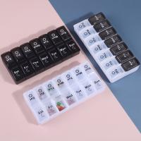 【CW】✧  1PC 7 Days Weekly Pill Row 14 Grids Medicine Tablte Dispenser Organizer Storage