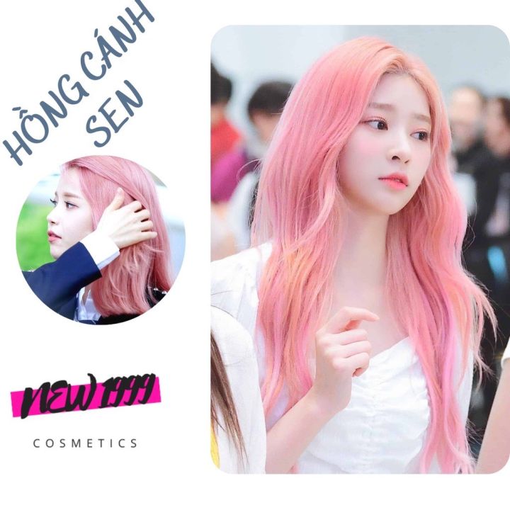 Kem nhuộm tóc màu hồng cánh sen là sản phẩm sẽ giúp bạn có được màu tóc đẹp và đồng nhất. Đừng bỏ lỡ hình ảnh về màu tóc hồng cánh sen với kem nhuộm chất lượng cao.