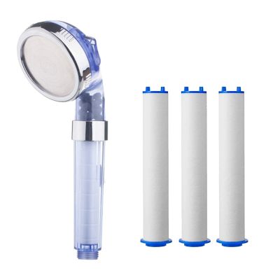 High Quality Residual Removal PP Sediment Cartridge Filtered Shower Head Filter Pure Shower 3-Speed Water Outlet Mode
