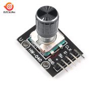 KY-040 360º Rotary Encoder Module with Inner diameter 6mm aluminum alloy Potentiometer Rotary Knob Cap 15x17mm For Arduino